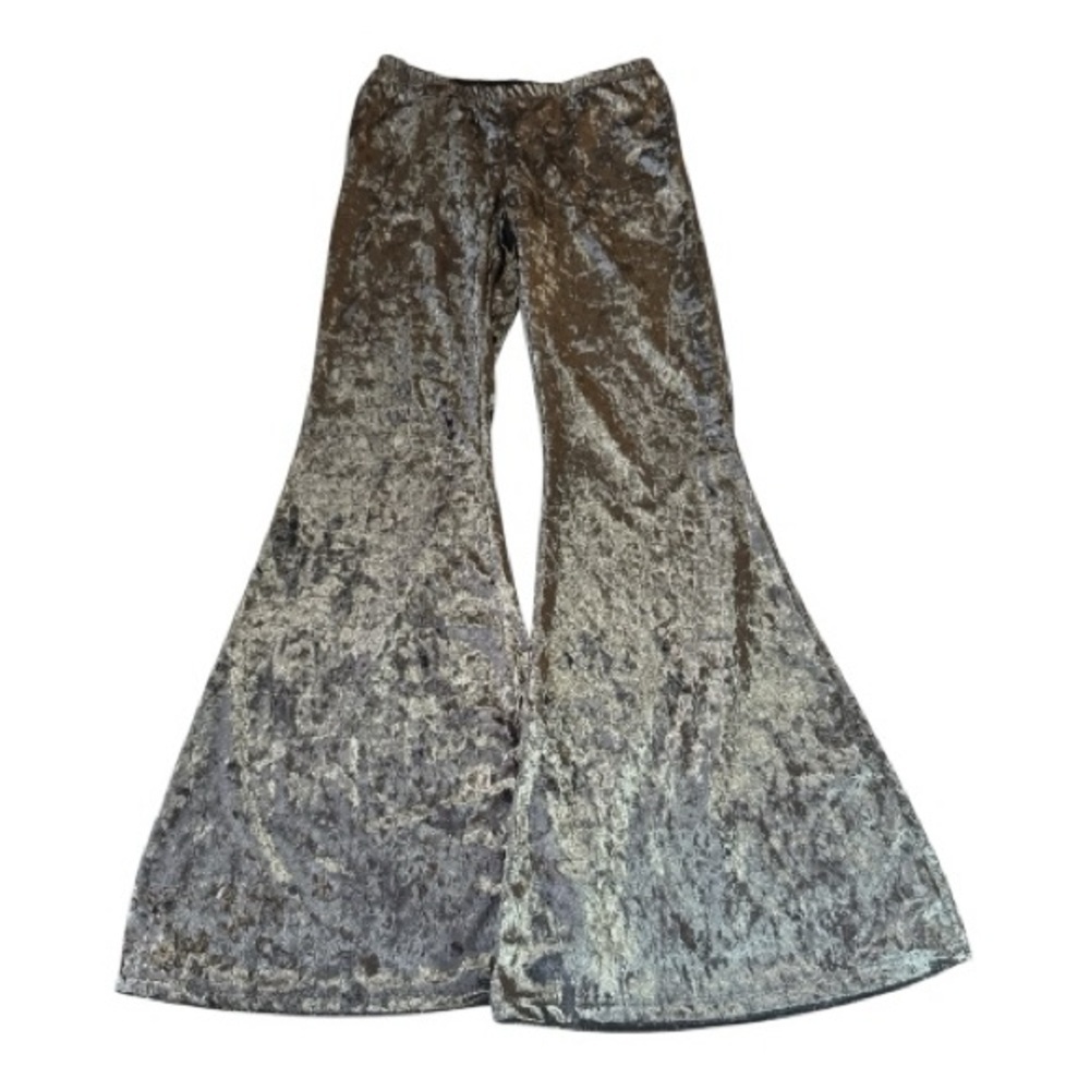 Trails black Velvet Flared bell bottoms - Picture 2 of 5